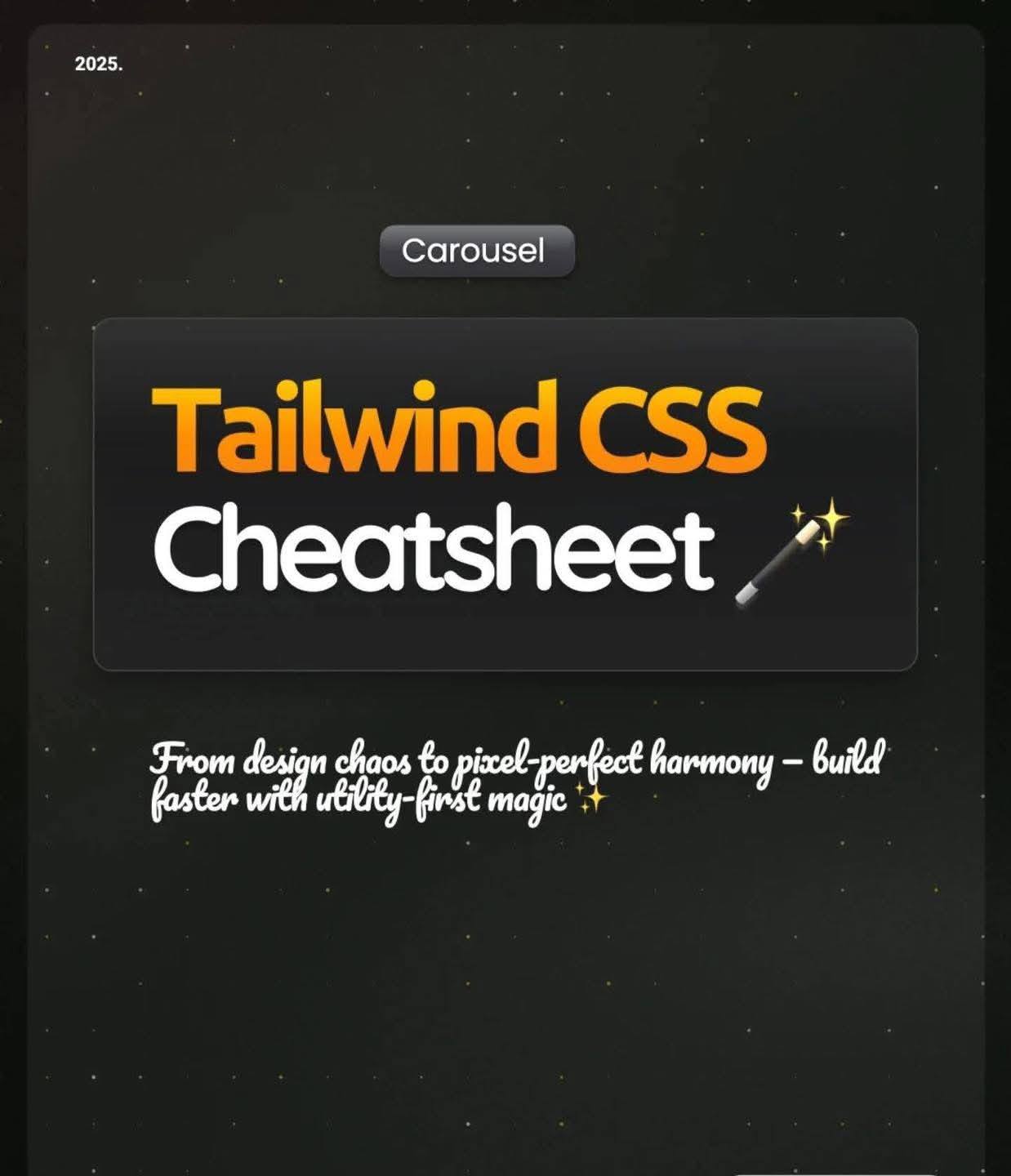 Tailwind CSS Cheatsheet