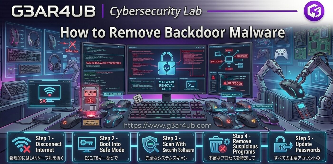 How to Remove Backdoor Malware