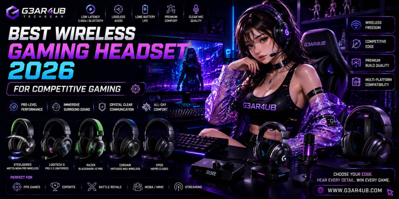 Best Wireless Gaming Headset 2026 for Competitive Gaming
