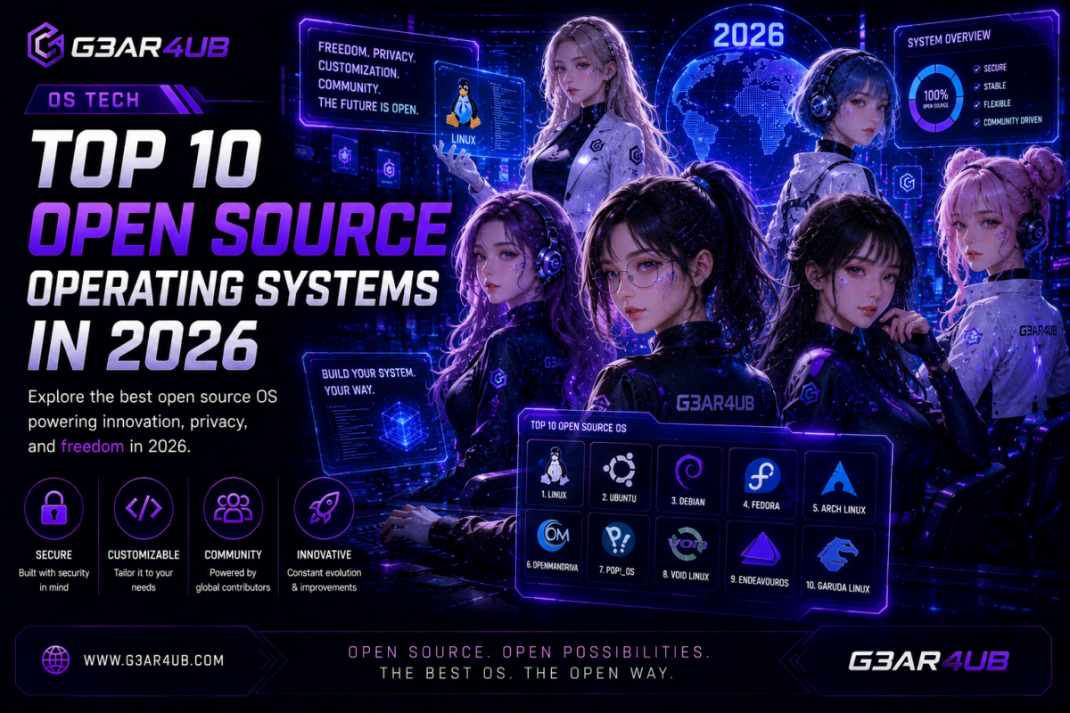 OS Tech — Top 10 Open Source Operating Systems in 2026